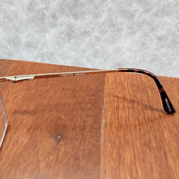 Foster Grant Double Octagon Gold Wire Frames & Lenses EUC Vintage - Picture 4 of 7